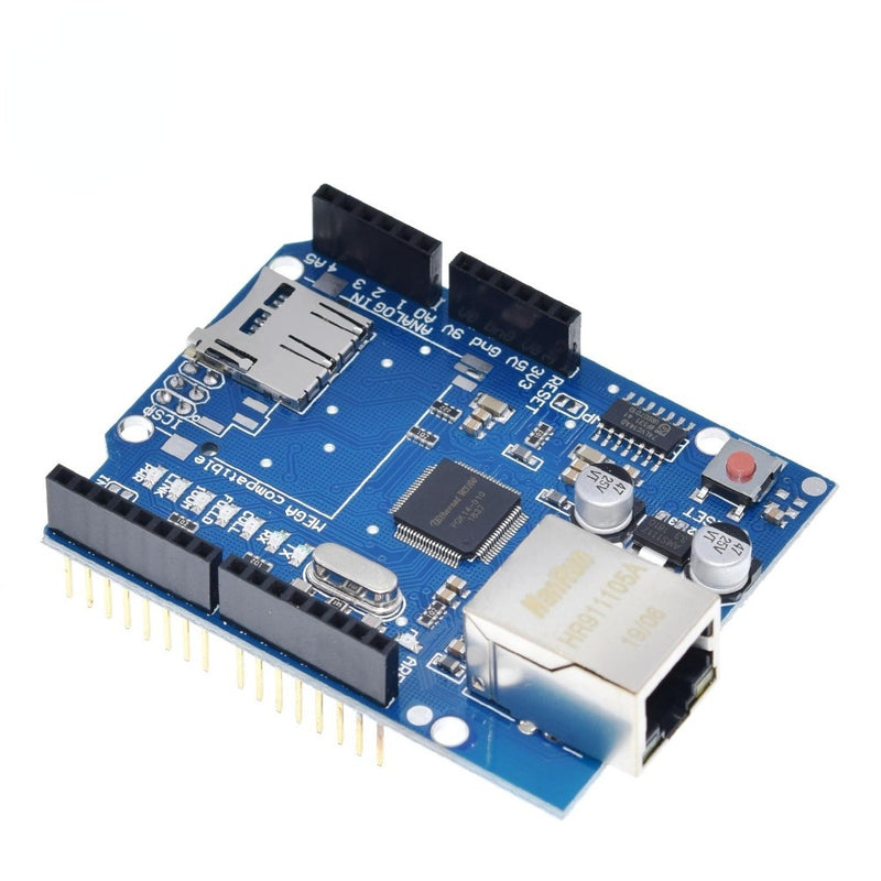1pcs Shield Ethernet Shield W5100 R3 UNO Mega 2560 1280 328 UNR R3 W5100 Development Board for Arduino