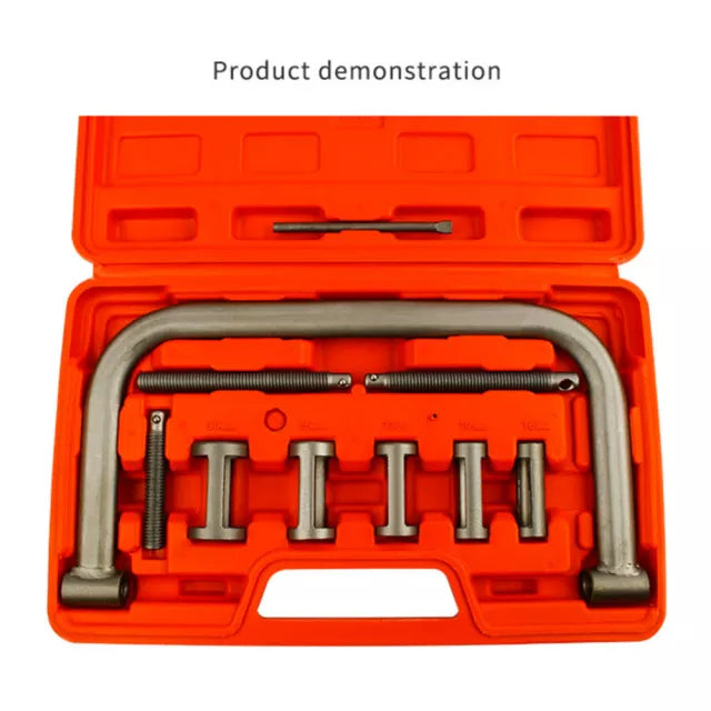 Car Engine Cylinder Head Valve Spring Compressor Remove Install Tool Fit For Car Van Motorcycle Engines Clamp Set ATVs Installer Removal Tool