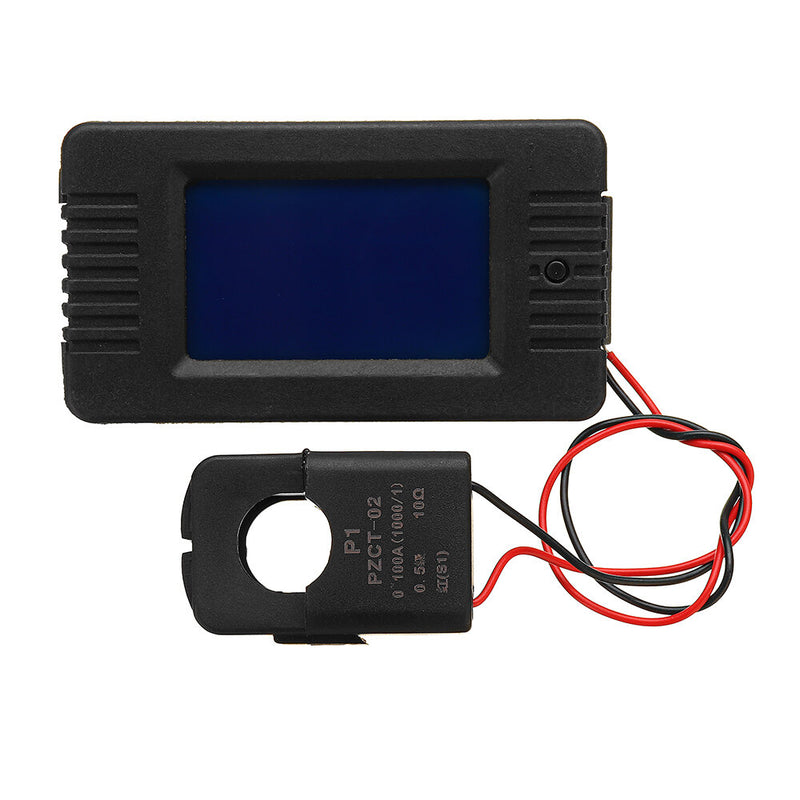 PZEM-022 Open and Close CT 100A AC Digital Display Power Monitor Meter Voltmeter Ammeter Frequency