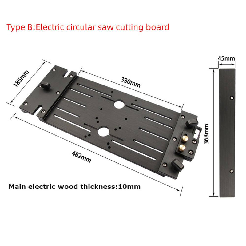 Electricity Circular Saws Trimmer Marble Machine Accurate Double Sided Guide Woodworking Edge Guide Cutting Board Tools