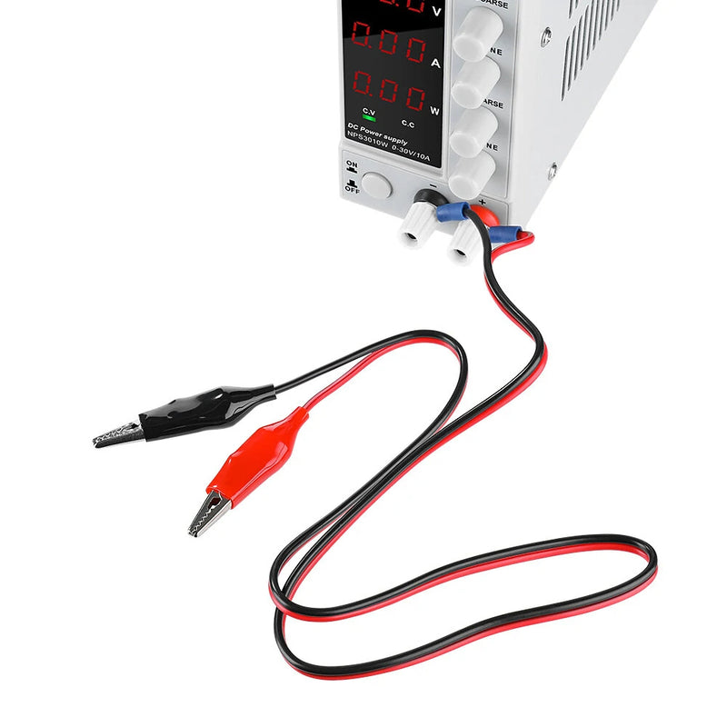 Topshak NPS3010W 110V/220V Digital Adjustable DC Power Supply 0-30V 0-10A 300W Regulated Laboratory Switching Power Supply