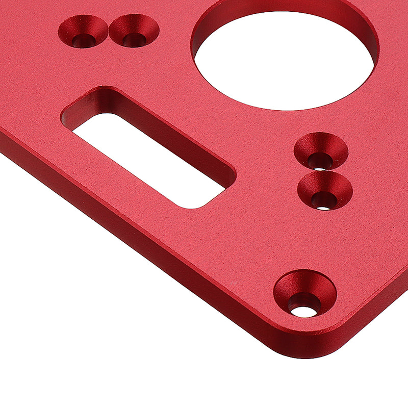 Woodworking 120x120mm Aluminum Alloy Router Table Insert Plate Mounting Base Plate for MAKITA RT0700C WORX Aoben