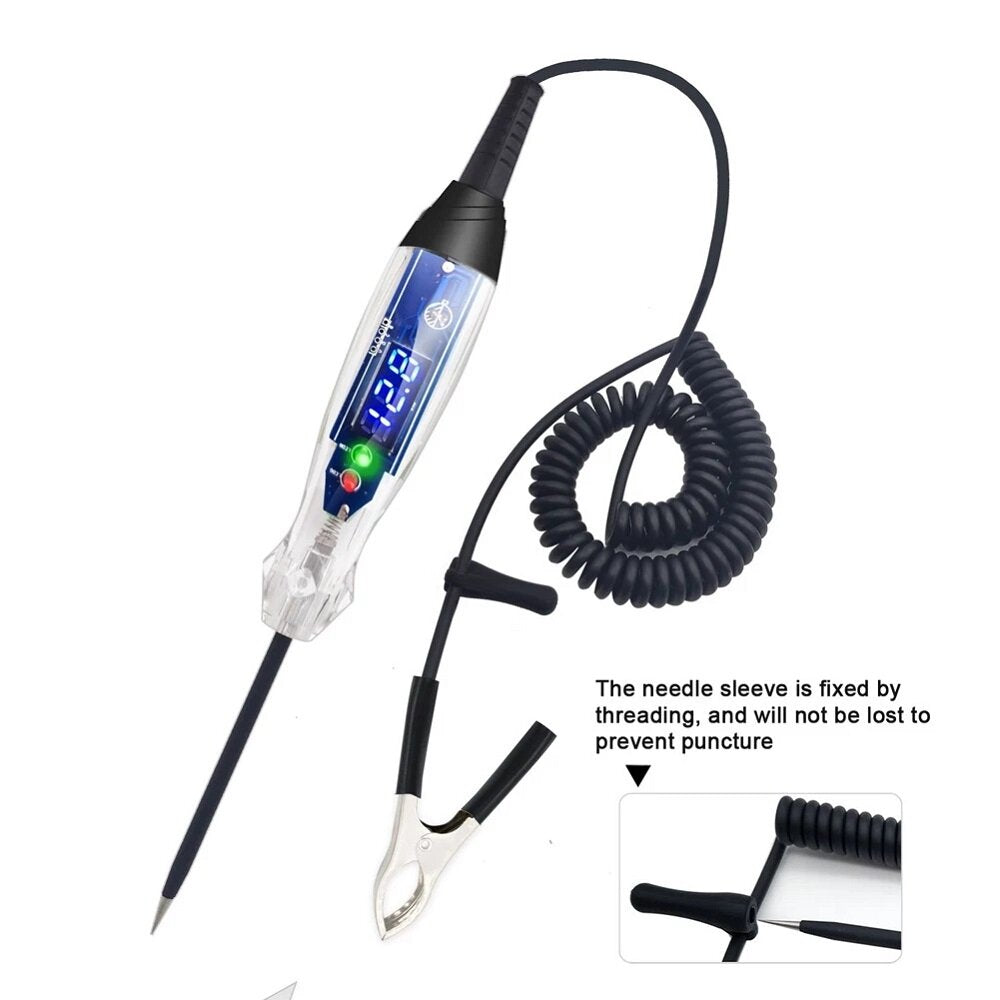 NS836 3-60V LED Digital Display Bidirectional Voltage Tester Handheld Portable Car Circuit Tester Automotive Maintenance Testing Tool