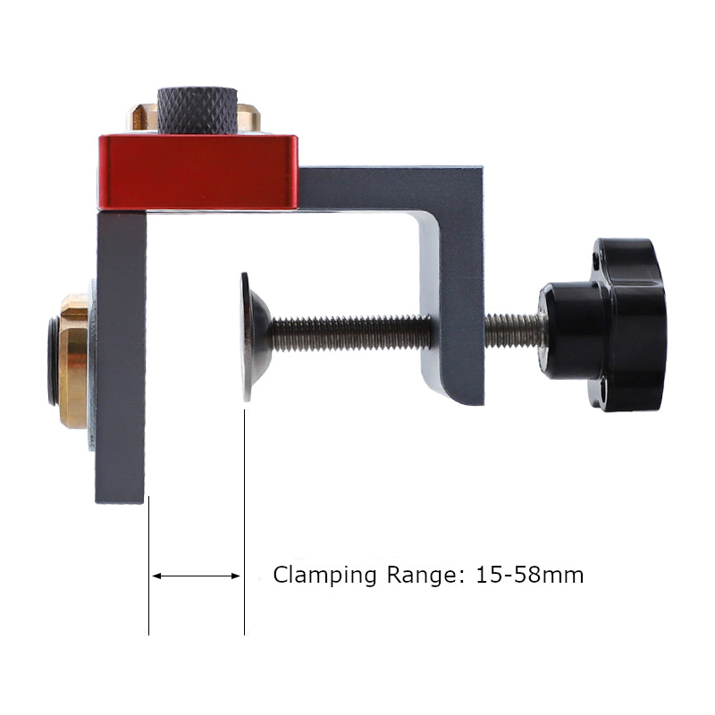 3-IN-ONE Adjustable Pocket Hole Jig Set 6061 Aluminium Alloy Straight Hole Drilling Guide Woodworking Tool