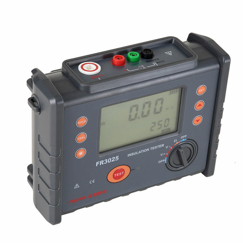 FR3025 Insulation Resistance Meter Megohmmeter 2500V 200GΩ Insulation Resistance Test Voltage Tester