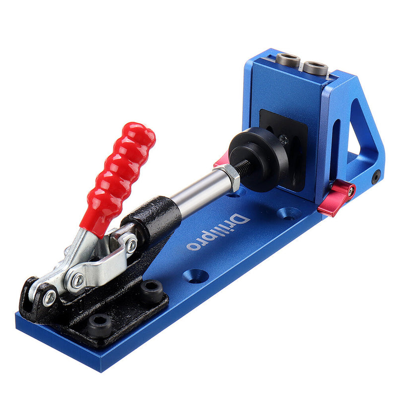 Drillpro DP-WD1 Woodworking Tool Pocket Hole Jig System with 9.5mm Oblique Hole Diameter Drill Hole Drilling Guide
