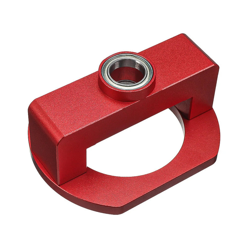 VEIKO Aluminum Alloy 35MM Hinge Boring Hole Drill Guide Hinge Jig with Clamp for Woodworking Cabinet Door Installation