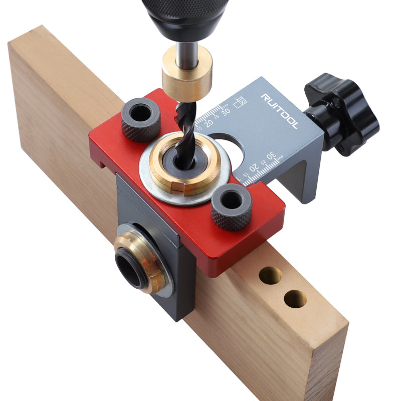 Triad Has Been Hole Punching Locator Round Wood Tenon Connector Opener Board Furniture Multifunctional Punching Tools