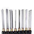 Drillpro High Speed Steel Lathe Chisel Wood Turning Tool with Wood Handle Woodworking Tool