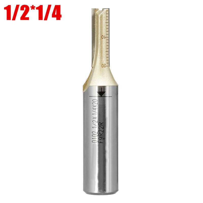 1/2 Inch Straight Shank Double Flute Router Bit 1/2*1/4 1/2*3/8 1/2*1/2 Slot Cutter