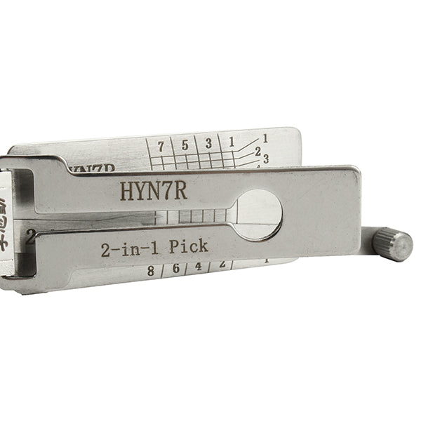Lishi HYN7R 2 in 1 Car Door Lock Picks Decoder Unlock Tool Locksmith Tools