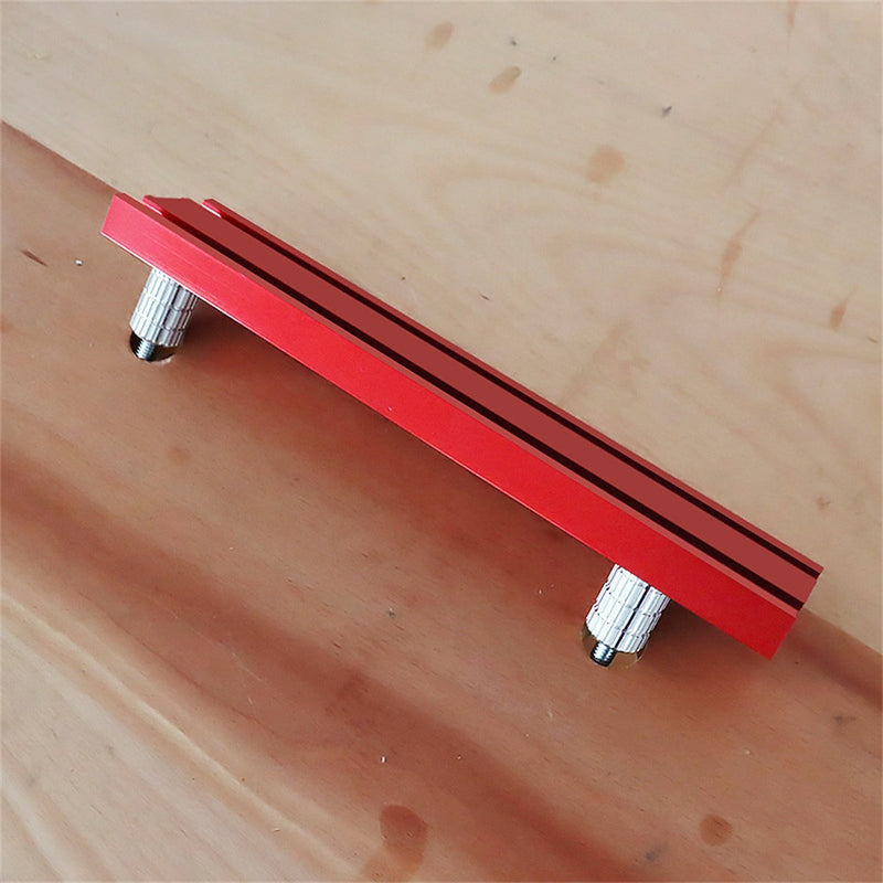 XIUYI 2pcs 15.8/17.8/19.8mm Aluminum Alloy Workbench Planing Stop Board Woodworking Baffle Limit Block for Desktop Woodworking Tool