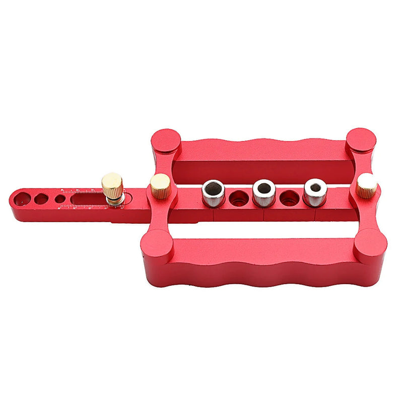 Drillpro Self Centering Dowelling Jig Metric Dowel 6/8/10mm Punch Locator Drilling Tools for Woodworking