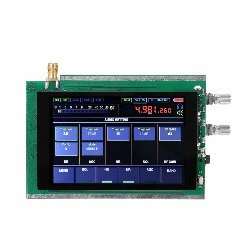 Registered Version 50KHz~250MHz 400MHz〜2GHz Malachite SDR Radio Malahit Transceiver DSP SDR HAM Receiver STM32H742 Full Mode UHF AGC Radio