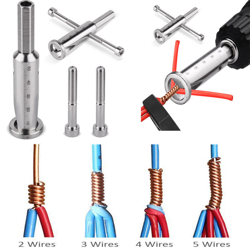 Cable Connector Terminal Wire Twisting Stripper Twisting Line for Power Drill