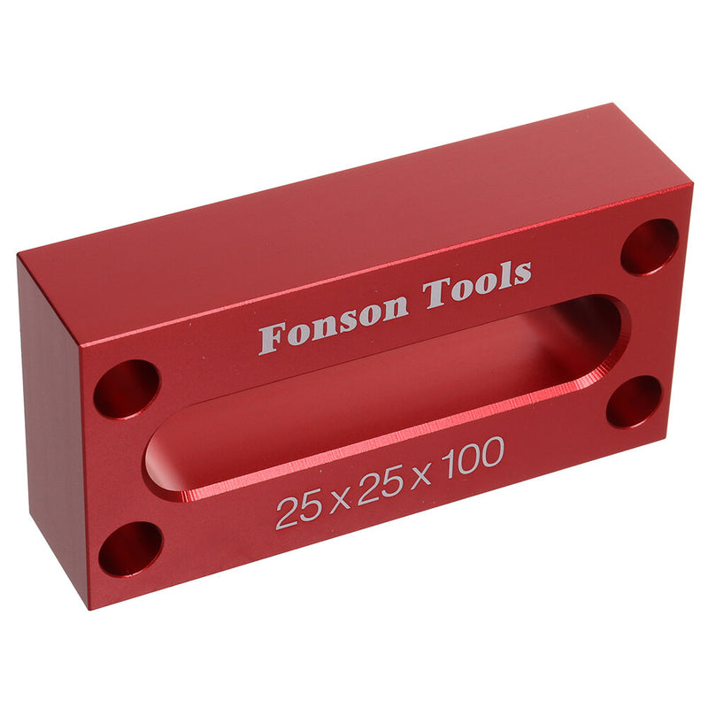 Fonson 10pcs Metric Inch Woodworking Setup Blocks Height Gauge Precision Aluminum Alloy Setup Bars for Router and Table Saw Accessories