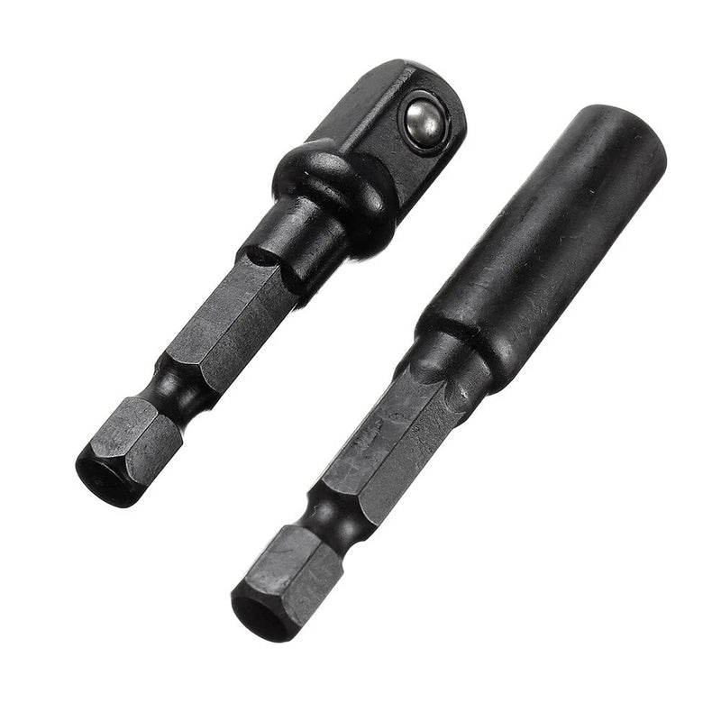 Drillpro 1/4 Inch Socket Adapter 18/42pcs Screwdriver Bits Set S2 Steel Impart Screw Driver Drill Bit for Power Tools