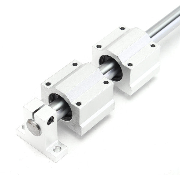 Machifit 16mm X 1000mm Linear Rail Shaft with Bearing Block and Guide Support for CNC Parts