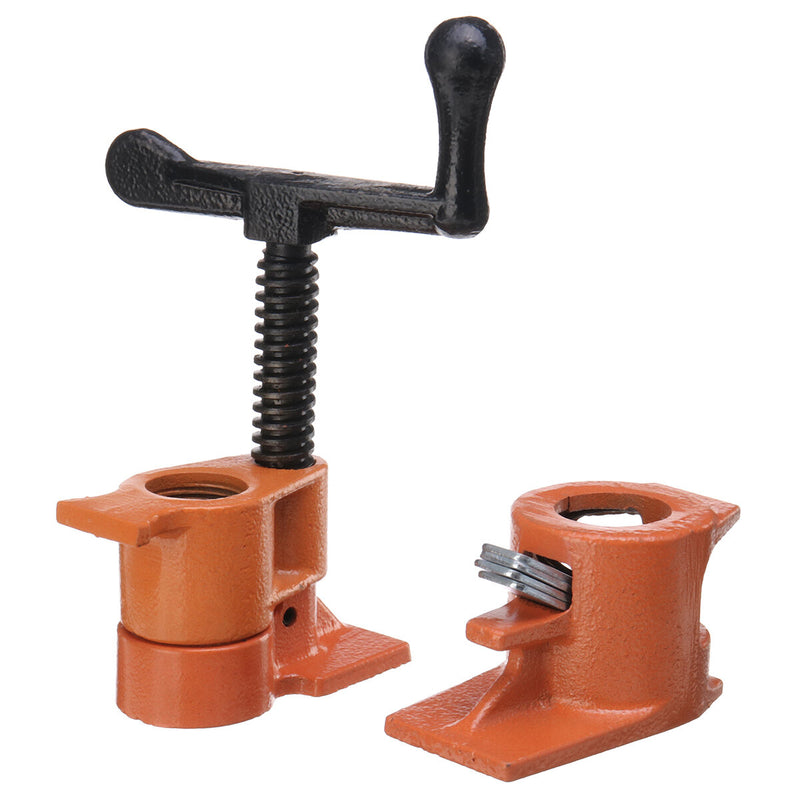 Wood Gluing Pipe Clamp 3/4 Inch Heavy Duty Woodworking Cast Iron Pipe Clamp