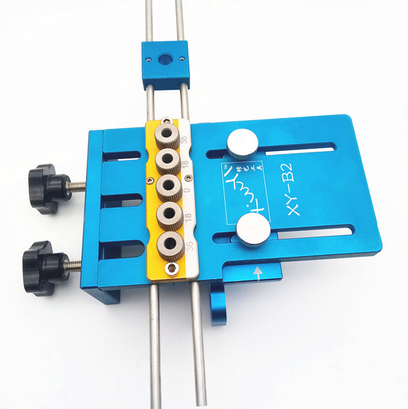 4-in-1 Woodworking Pocket Hole Jig DIY Adjustable Doweling Jig Set Dowel Drill Guide Position Sleeves Hole Kit