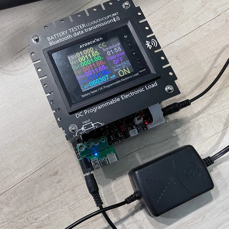 150W 20A All-In-One Bluetooth DC Power USB Tester Electronic Load Lithium Battery Capacity Monitor Discharge Meter