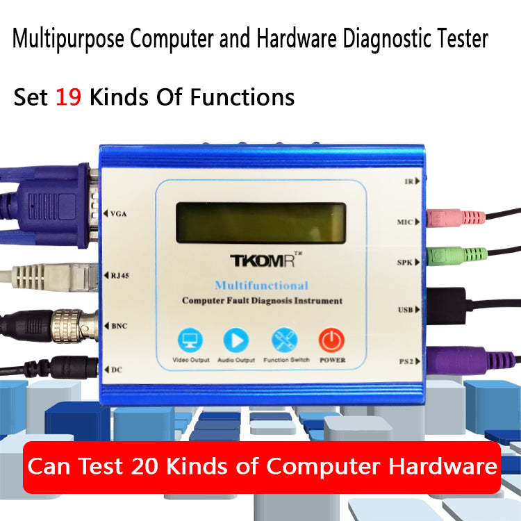 Multifunction Universal Desktop PC PCI PCI-E LPC Diagnostic Test Analyzer Tester Cable Computer Fault Diagnosis Instrument