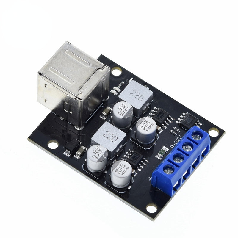 DC-DC 2 Channel Dual USB 2X3A  9V-32V 12V 24V To 5V Buck Converter Charging Step Down Module Support DCP Fast Quick Charger