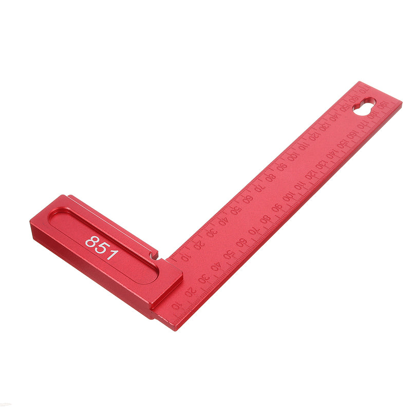 Aluminum Alloy 200mm Precision Woodworking Square Inch and Metric Machinist Square