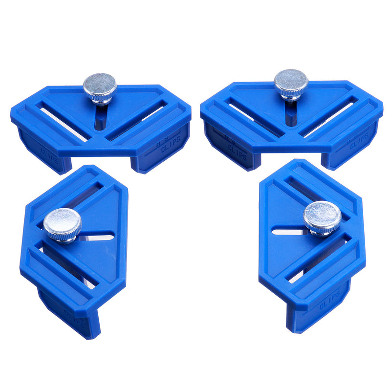 4pcs Adjustable Right Angle Positioning Clamp 76*76*42mm Woodworking Corner Clamp Right Clips DIY Fixture Hand Tool Set for Taper T Joints Plate