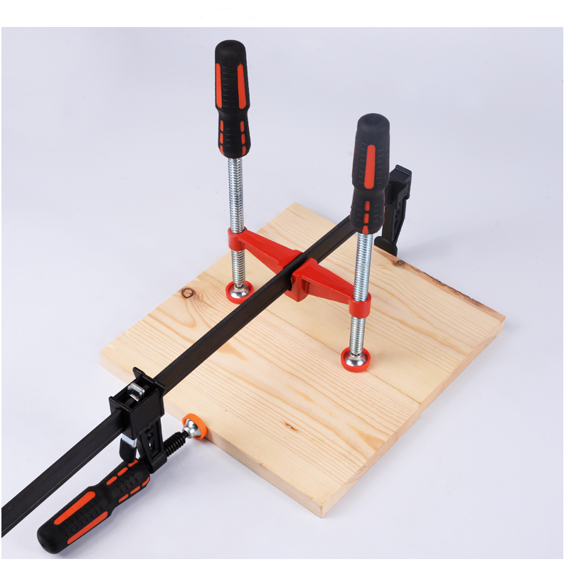 Drillpro Woodworking F Bar Clamp Attached Parallel Clamp Right Angle Clamp Bar Clamp Attachment for Woodworking