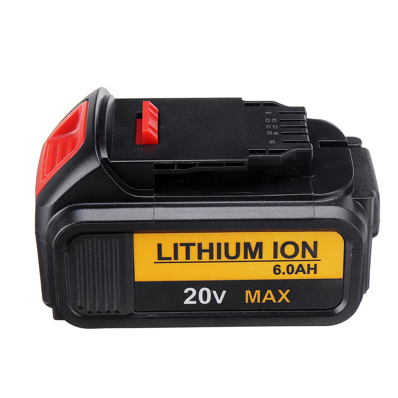 20V 6.0Ah Replaceable Power Tool Battery Replacement for Dew DCB200 DCB180 DCB181 DCB182 DCB184 DCB201 DCB203 DCB204 DCB205 XR Cordless Battery Power Tool