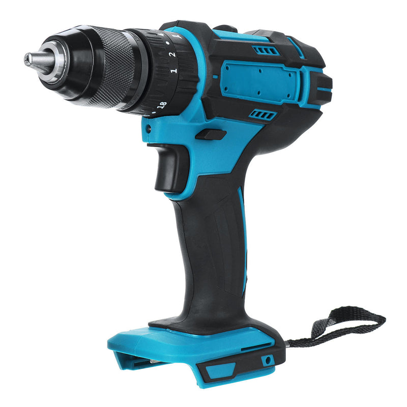 10mm Chuck Impact Drill 350N.m Cordless Electric Drill for Makita 18V Battery 4000RPM LED Light Power Drills