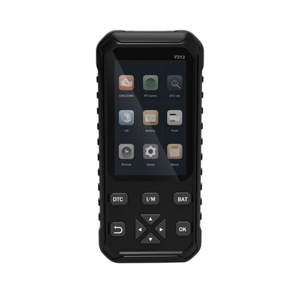 V313 ODB2 LCD Display Engine Code Reader Car Diagnostic Tool Automotive Scanner OBDII Battery Tester