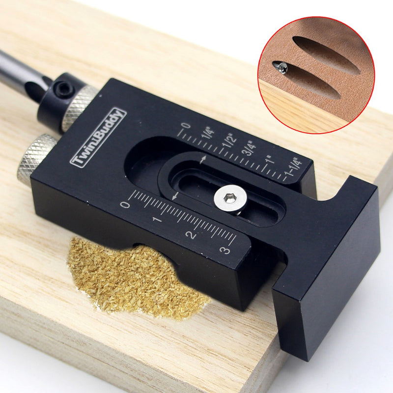 Pocket Hole Jig Woodworking Self Clamp System Drill Guide with Pocket Hole Drill Bit Screwdriver and Screws