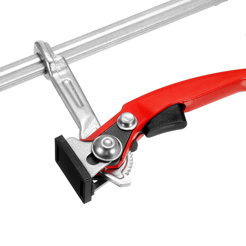 Double Force Variable Clamp Ratchet F Clamp Tightened and Externally Supported Heavy-duty F Clamp Woodworking DIY Hand Tool