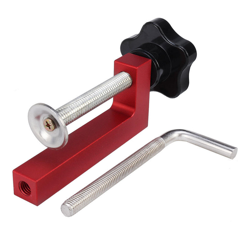 CNC Machined Aluminum Alloy 360° Rotary Fence Clamp Woodworking Clamp G Clip Dedicated Fixture Adjustable Frame Fast Fixed Clamp for Woodworking
