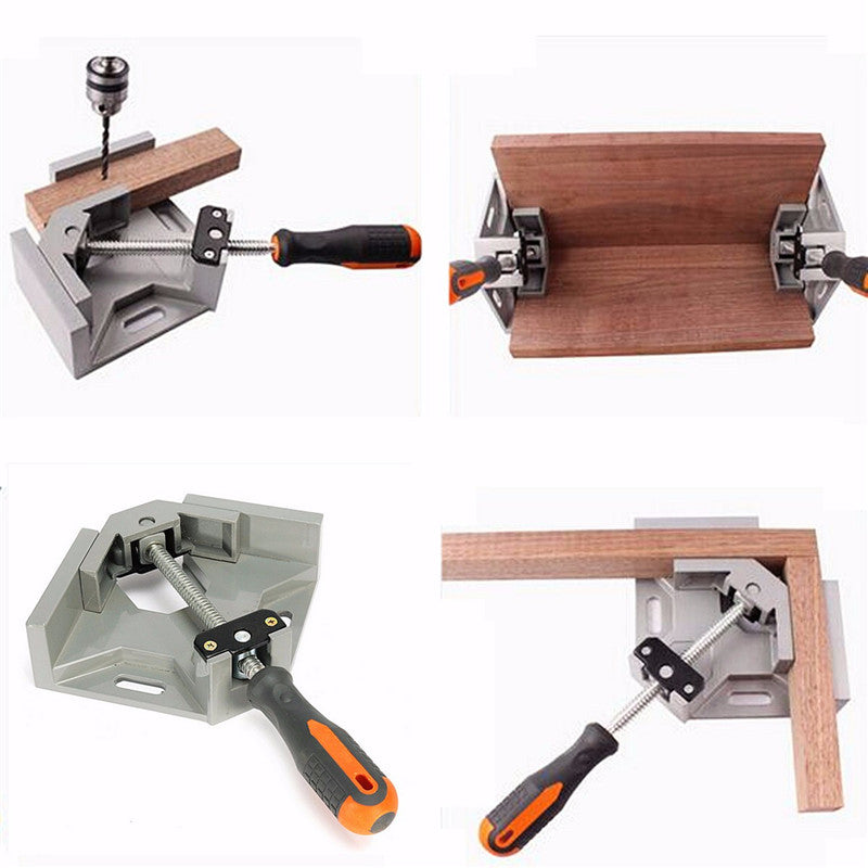 MYTEC Aluminum Alloy Die Casting 90 Degrees Corner Clamp Right Angle Wood Working Vice