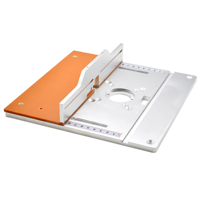 Aluminium Router Table Insert Plate Wood Milling Flip Board Table Saw Woodworking Workbench