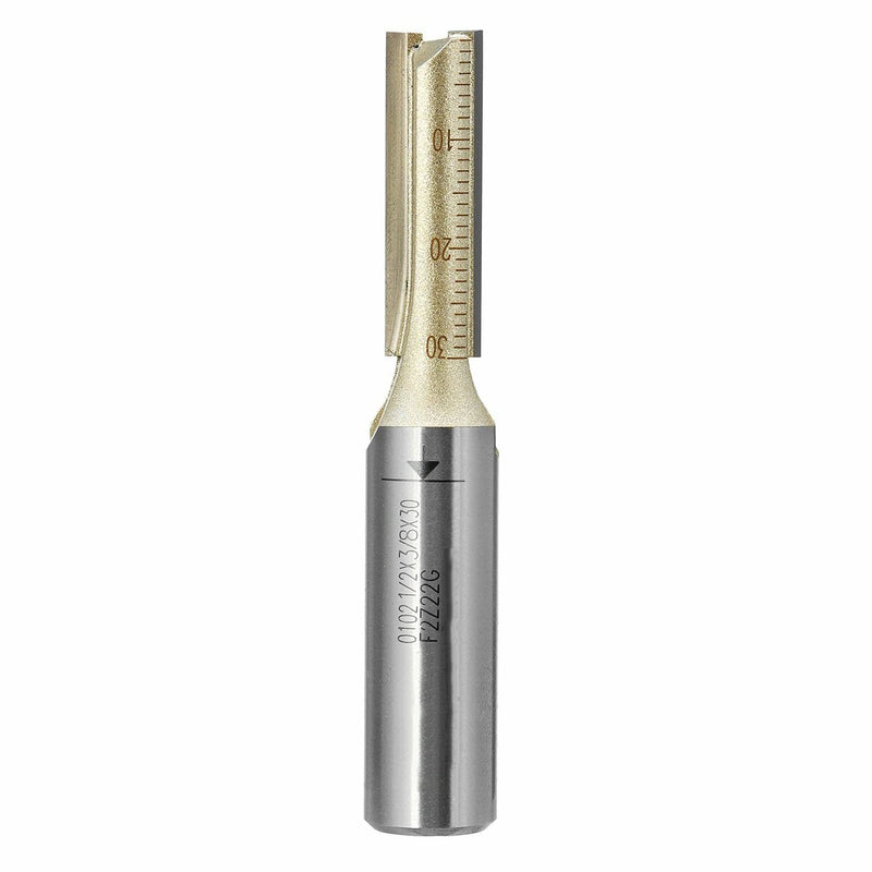 1/2 Inch Straight Shank Double Flute Router Bit 1/2*1/4 1/2*3/8 1/2*1/2 Slot Cutter