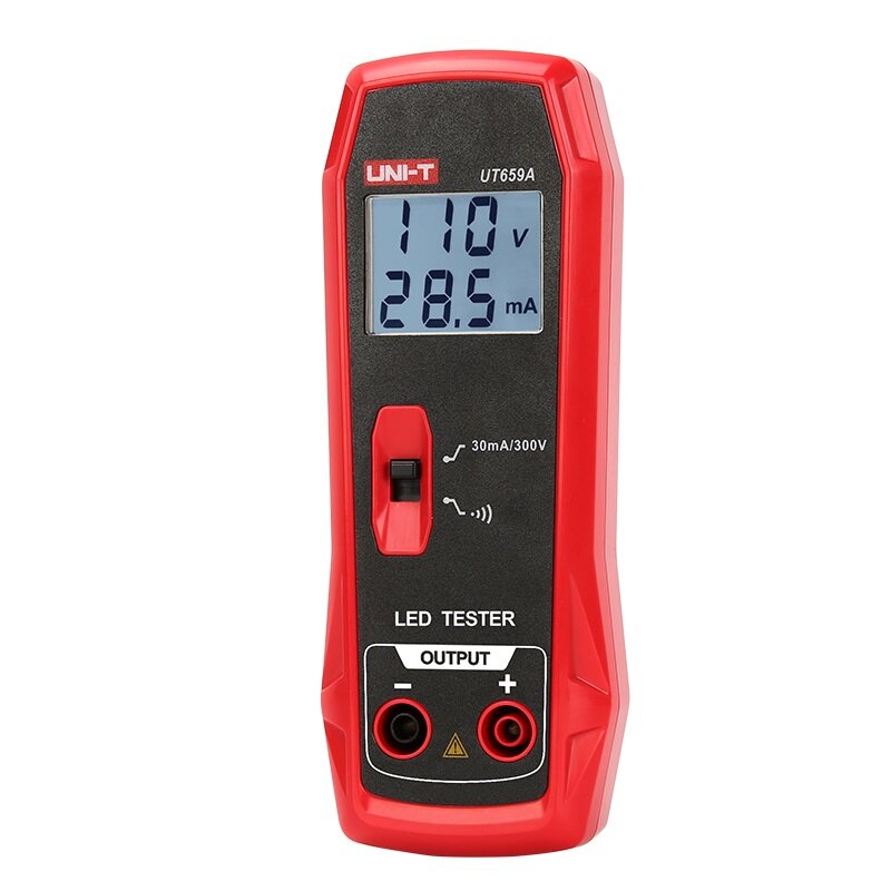 UNI-T UT659A LED Tester 85V-265V Power Intelligent Adjustment Voltage Current Continuity Test LCD Display Meter