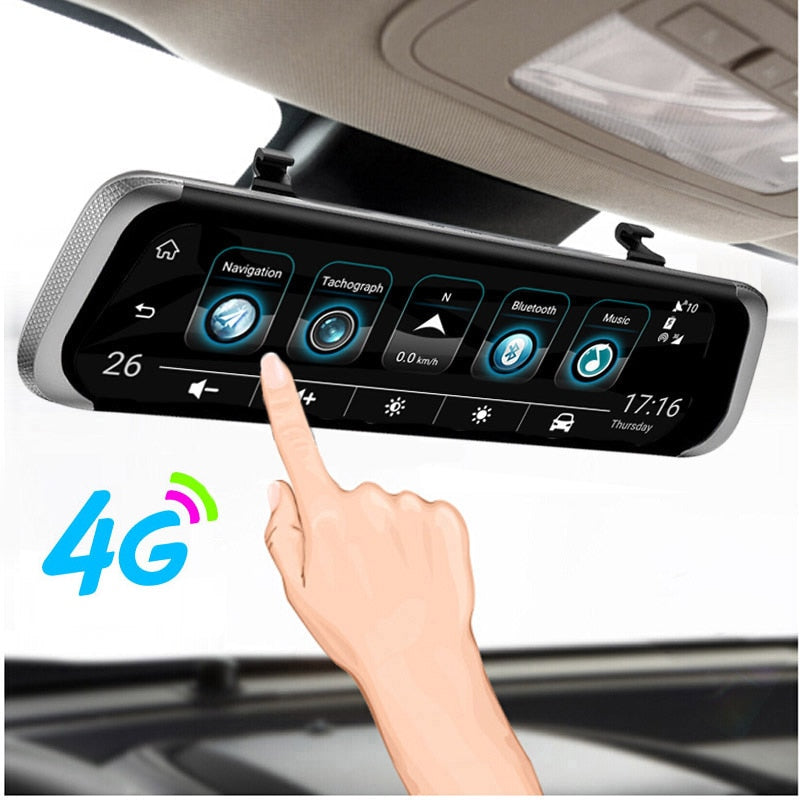 ANSTAR f800 Car DVR 4G Android 5.1 GPS WIFI ADAS  Auto Camera 10" Rearview Mirror HD 1080P Dash Cam Recorder Registrar DVRs
