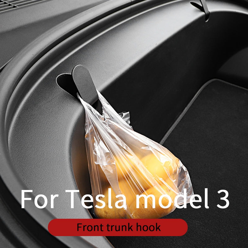 Front trunk hook Tesla model 3 accessories/car tesla model 3 accessories model 3 tesla three tesla model 3 model3