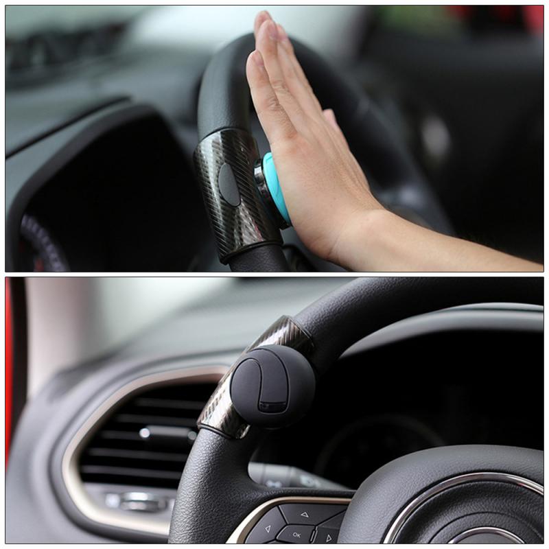 360° Steering Wheel Knob Ball Car Steeringbooster Silicone Power Steering Handle Ball Booster Strengthener Auto Spinner Knob