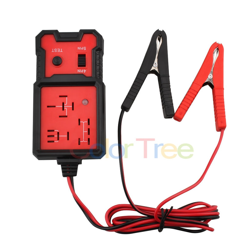 12V Electronic Automotive Relay Tester Universal For Cars Auto Battery Checker