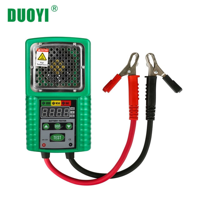 DUOYI DY226 Battery Tester 6V 12V DC Quick Cranking Charging Circut Tester UPS Automotive Solar Energy Storage Marine Battery