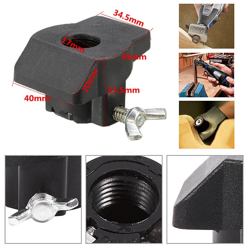 4PCS Mini Electric Drill Engraver Grinder Rotary Power Tool, Sanding Polishing Guide Attachment Rotary Tool Accessories for DIY