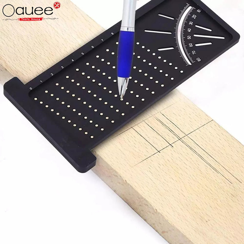 Woodworking Tools Carpentry Scribe Mark Line Gauge T-Type CrossOut Carpenter Angle Ruler Precision Measurement Manual Work Tools