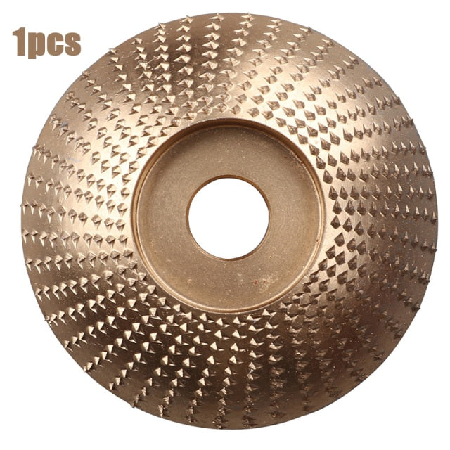 3pcs Set 22mm Bore Wood Grinding Polishing Wheel Rotary Disc Sanding Wood Carving Tool Abrasive Disc Tools for Angle Grinder