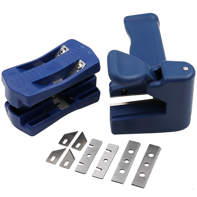 QST EXPRESS Double Edge Trimmer Banding Machine Set Wood Head and Tail Trimming Carpenter Hardware