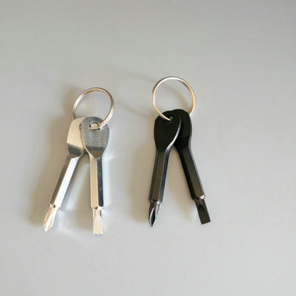 Screwdriver Outdoor Portable Slotted Cross Key Screwdriver Mini Small Screwdriver Set